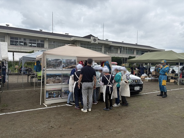 令和8年度小鹿野町防災訓練における小鹿野警察署の展示ブース